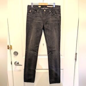 EUC Adriano Goldschmied 29R Premiere Skinny Straight Whiskered Grey Jeans